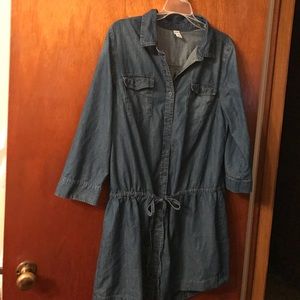 💲 Bundle 2 for $10 Denim Shirt Dress